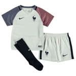 NIKE 724577-100 KIDS-BOYS France Football Soccer Away MiniKit 2016-17 - Size Small(4-5yrs) NEW