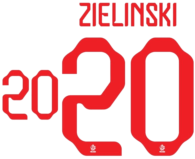 Poland WORLD CUP 2022 Home Shirt 2022-23 ZIELINSKI#20 Official Nike PS-Pro  Name Number Set