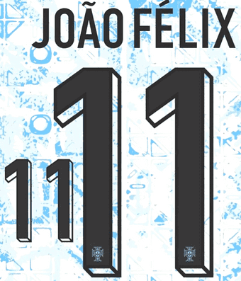 Portugal EURO 2024 Away Shirt 2024-25 JOAO FELIX#11 Nike PS-Pro SportingiD Name Number Set