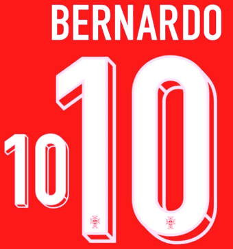 Portugal EURO 2024 Home Shirt 2024-25 BERNARDO#10 Nike PS-Pro SportingiD Name Number Set