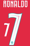 Portugal World Cup 2026 Home Shirt 2026-27 RONALDO#7 Official Puma Football Name Number Set