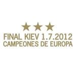 Spain EURO 2012 FINAL CHAMPIONS Match Transfer Details 3 STAR CAMPEONES Chest Logo Print