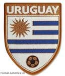 Uruguay Custom Fan Style Embroidered Football Soccer Badge Patch