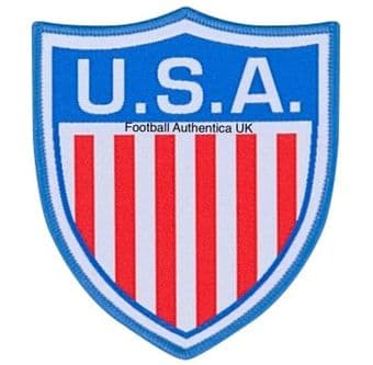 USA / United States Custom Fan Style Embroidered Football Soccer Badge Patch