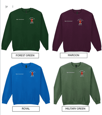 1 HLDRS ADULTS SWEATSHIRT WITH EMBROIDERED LOGOS