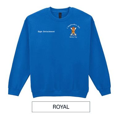 1 HLDRS ADULTS SWEATSHIRT WITH EMBROIDERED LOGOS - 4XL or 5XL