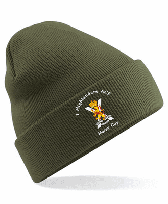 1 HLDRS CUFFED BEANIE WITH EMBROIDERED LOGOS