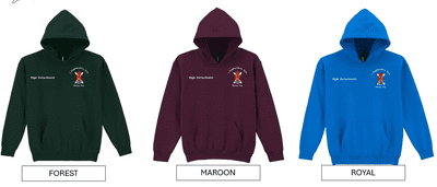 1 HLDRS KIDS HOODIE WITH EMBROIDERED LOGOS