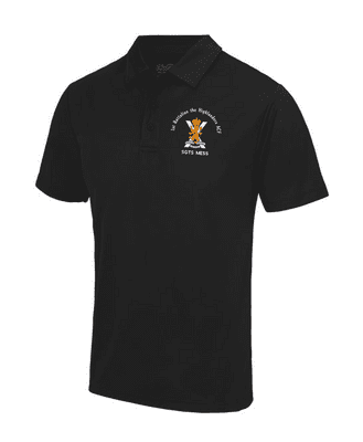 1 HLDRS STGS /OFFICERS MESS ADULTS COOL POLO WITH EMBROIDERED LOGO