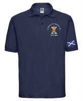 1 HLDRS STGS / OFFICERS MESS ADULTS POLO WITH EMBROIDERED LOGO 3XL OR 4XL