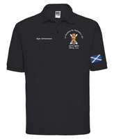 1 HLDRS STGS / OFFICERS MESS ADULTS POLO WITH EMBROIDERED LOGO 3XL OR 4XL