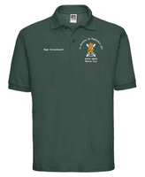 1 HLDRS STGS / OFFICERS MESS ADULTS POLO WITH EMBROIDERED LOGO 3XL OR 4XL