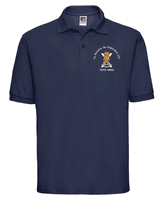 1 HLDRS STGS / OFFICERS MESS ADULTS POLO WITH EMBROIDERED LOGO 3XL OR 4XL