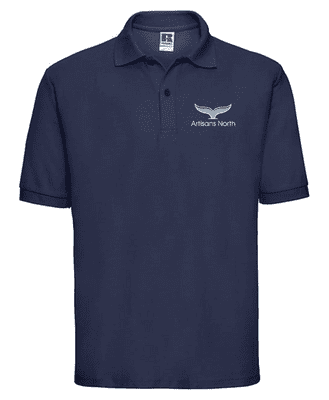 ARTISANS NORTH UNISEX POLO SHIRT WITH EMBROIDERED LOGO
