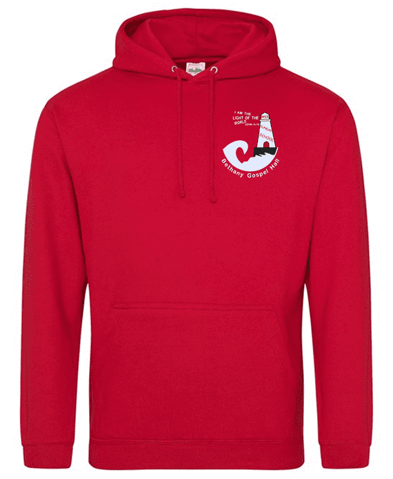 Bethany Gospel Hall Pull Over Hoodie with Left Breast Embroidery