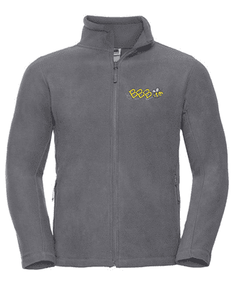 BOWER BUSY BEES ADULTS FULL ZIP FLEECE WITH EMBROIDERED LOGO