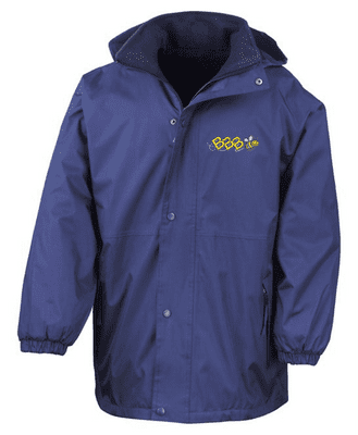 BOWER BUSY BEES ADULTS REVERSIBLE STORM Dri 4000 FLEECE JACKET WITH LEFT BREAST EMBROIDERY