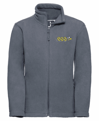BOWER BUSY BEES KIDS FLEECE CONVOY GREY WITH LEFT BREAST