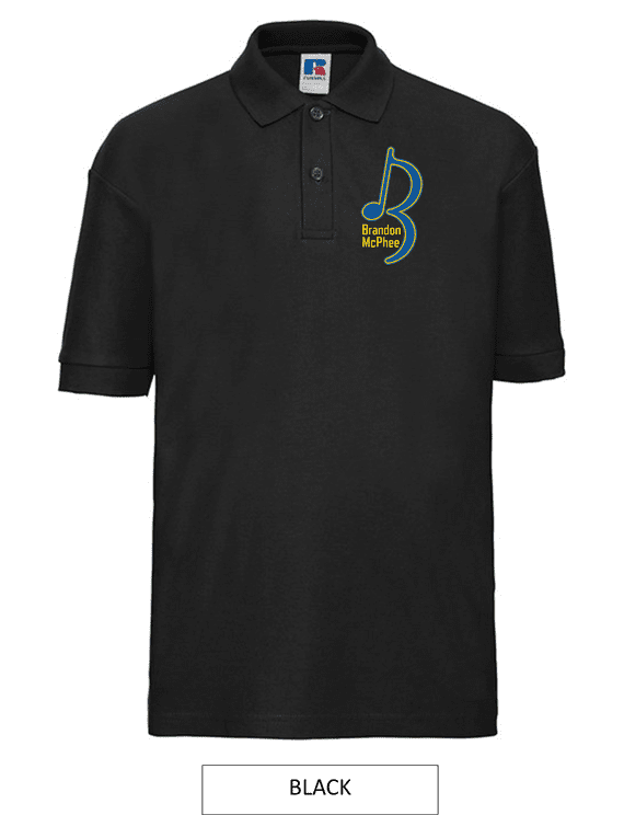 Brandon McPhee Adults Polo Shirt 3XL OR 4XL with Left Breast Embroidery