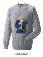 Brandon McPhee Adults Sweatshirt with Accordion DIrect to Film Print