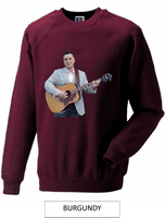 Brandon McPhee Adults Sweatshirt with Guitar DIrect to Film Print