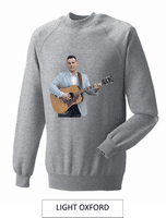 Brandon McPhee Adults Sweatshirt with Guitar DIrect to Film Print