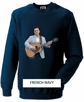 Brandon McPhee Adults Sweatshirt with Guitar DIrect to Film Print
