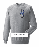 Brandon McPhee Adults Sweatshirt with Left Breast Note DIrect to Film Print