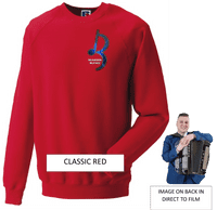 Brandon McPhee Adults Sweatshirt with Left Breast Note Logo & Accordion DTF on Back