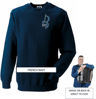 Brandon McPhee Adults Sweatshirt with Left Breast Note Logo & Accordion DTF on Back