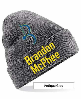 Brandon McPhee Cuffed Beanie with 2 Embroidered Logos