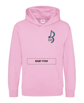 Brandon McPhee Kids Hoodie with Left Breast Embroidery