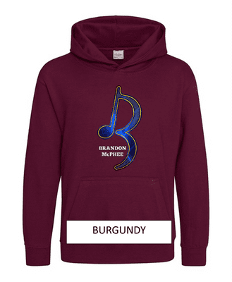 Brandon McPhee Kids Hoodie with Note Direct to Film