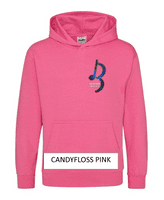 Brandon McPhee Kids Hoodie with Note Direct to Film  Left Breast