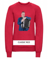 Brandon McPhee Kids Sweatshirt with Accordion Direct To Film Print