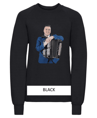 Brandon McPhee Kids Sweatshirt with Accordion Direct To Film Print