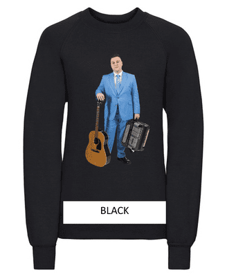 Brandon McPhee Kids Sweatshirt with Guitar & Accordion Direct To Film Print