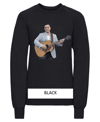 Brandon McPhee Kids Sweatshirt with Guitar Direct To Film Print