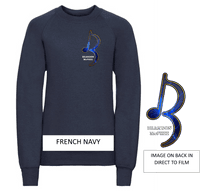Brandon McPhee Kids Sweatshirt with Left Breast Note Logo & Note DTF on Back