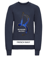 Brandon McPhee Kids Sweatshirt with Note Direct To Film Print