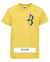 Brandon McPhee Kids T-Shirt with Left Breast Note DIrect to Film Print