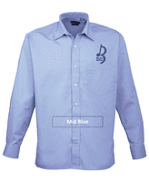 Brandon McPhee Long Sleeve Shirt with Left Breast Embroidery