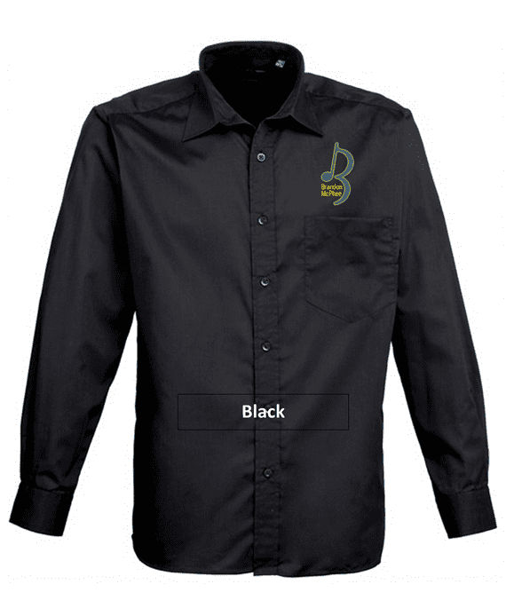 Brandon McPhee Long Sleeve Shirt with Left Breast Embroidery