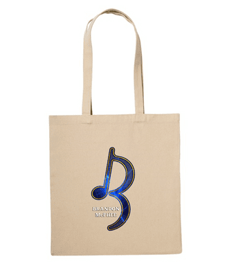 Brandon McPhee Natural Shopping Bag with Note DTF
