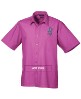 Brandon McPhee Short Sleeve Shirt with Left Breast Embroidery