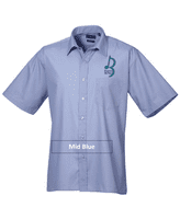Brandon McPhee Short Sleeve Shirt with Left Breast Embroidery