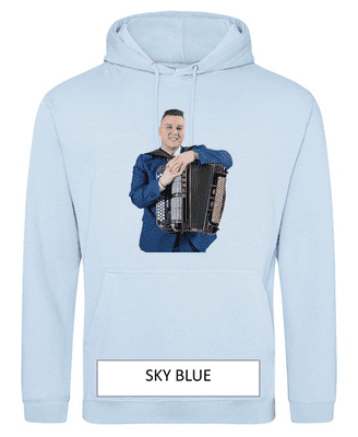 Brandon McPhee Unisex Hoodie 4XL OR 5XL with Direct to Film Accordion