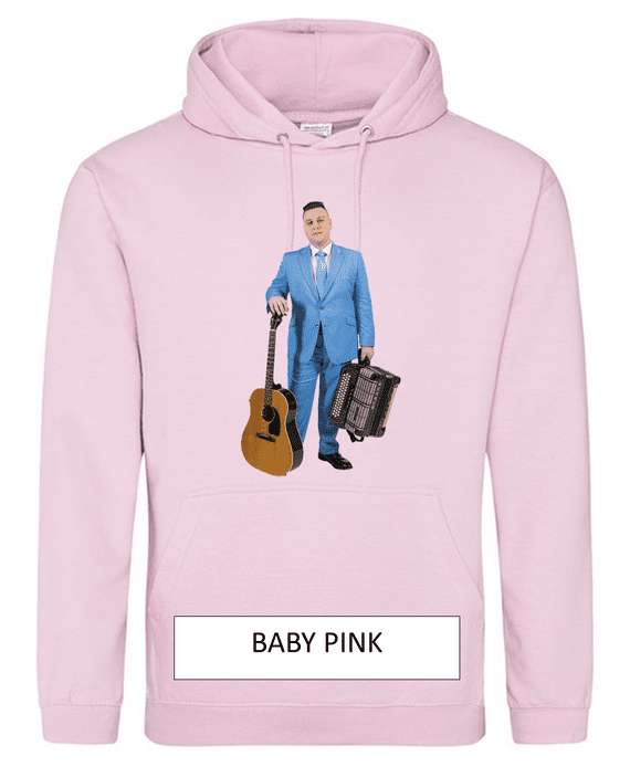 Brandon McPhee Unisex Hoodie 4XL OR 5XL with Direct to Film Guitar & Accordion