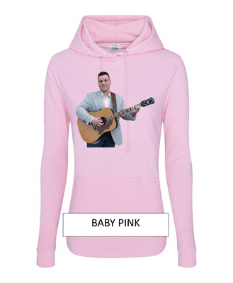 Brandon McPhee Womens Hoodie with Direct To Film Guitar