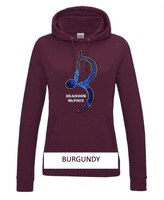 Brandon McPhee Womens Hoodie with Direct To Film Note